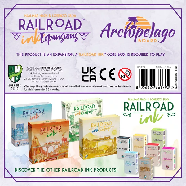 Railroad Ink - Archipelago Boards Set 