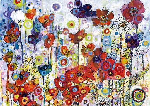 Sally Rich - Poppies (1000pc)