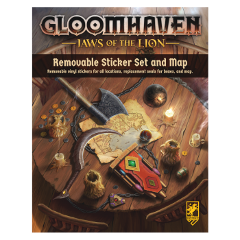 Gloomhaven - Jaws of the Lion Removable Sticker Set & Map