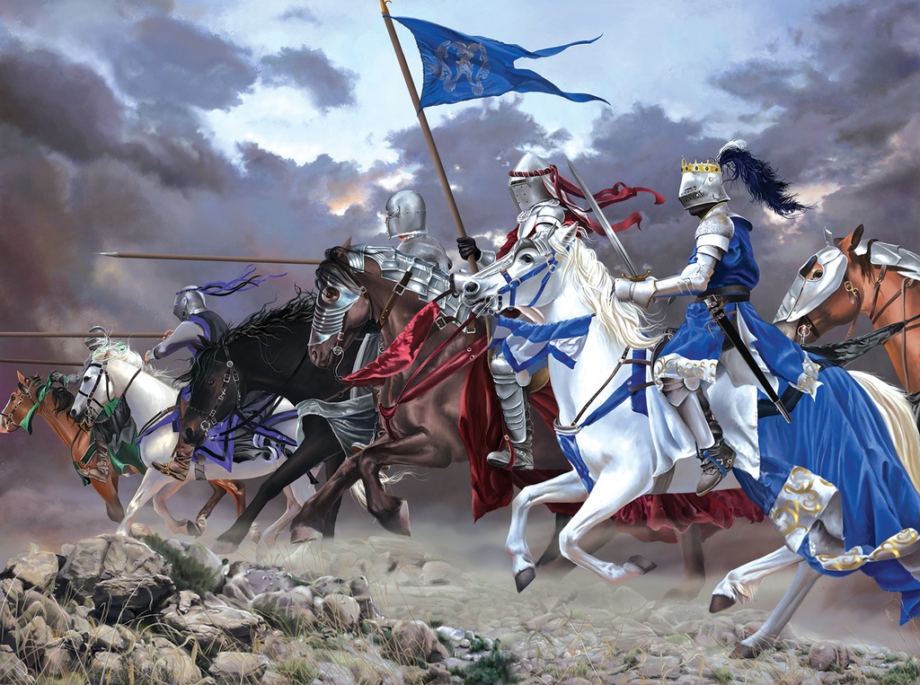 Knights Charge  (1000pc puzzle)