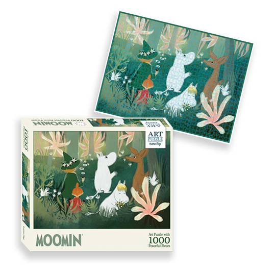 Moomin Art Puzzle - Green (1000pc puzzle)