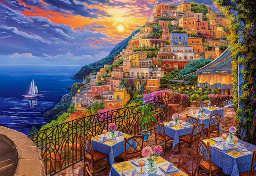 Romantic Positano Evening (1500pc)