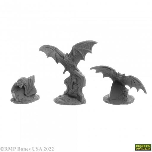 Bones Black Giant Bats (3)