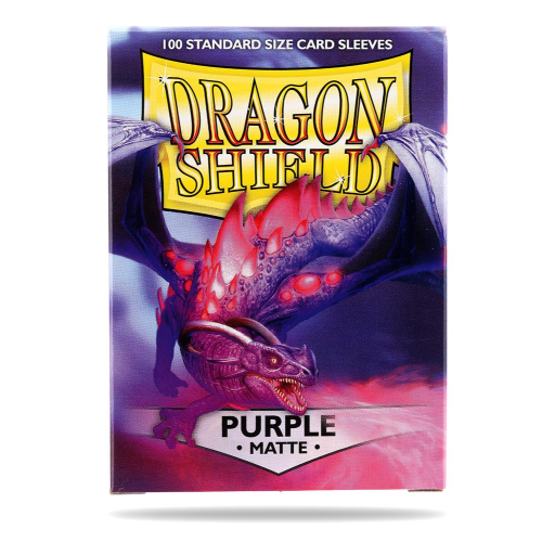 Dragon Shield Standard Sleeves - Matte Purple (100 Sleeves)