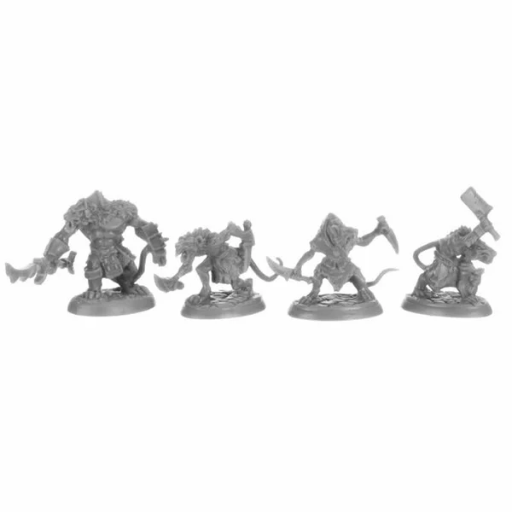 Bones Black Wererats Set (4)
