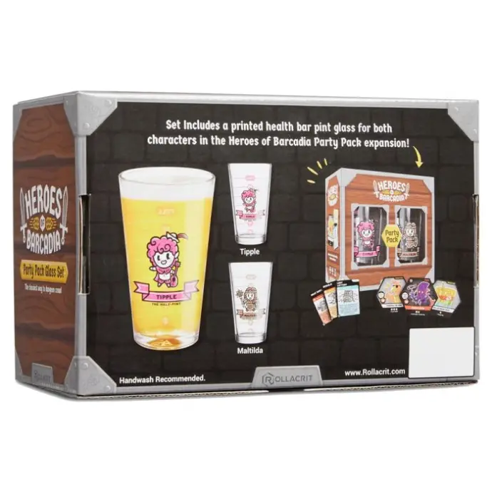 Heroes of Barcadia Party Pack Glass Set