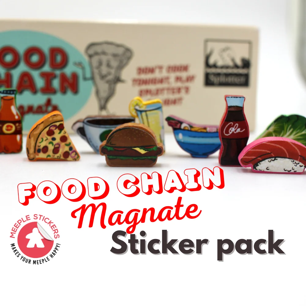 Food Chain Magnate Sticker Set 