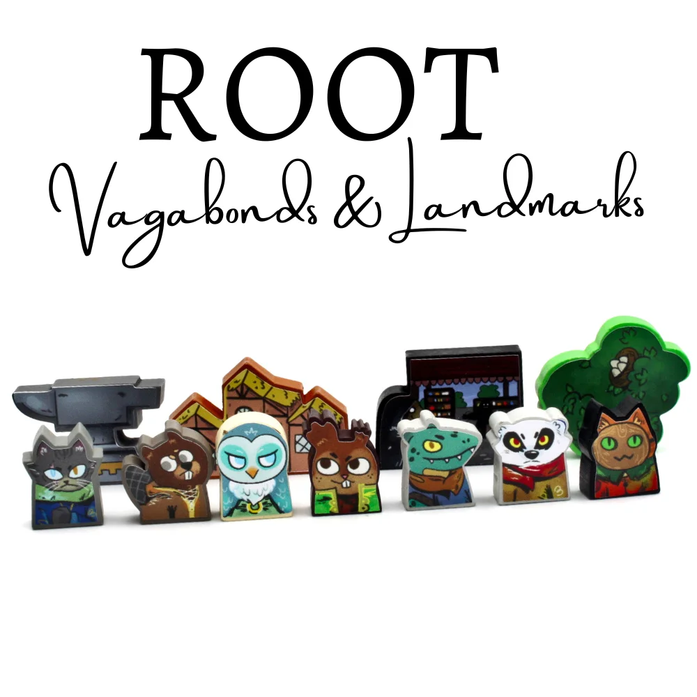Root Vagabond and Landmark Sticker Set