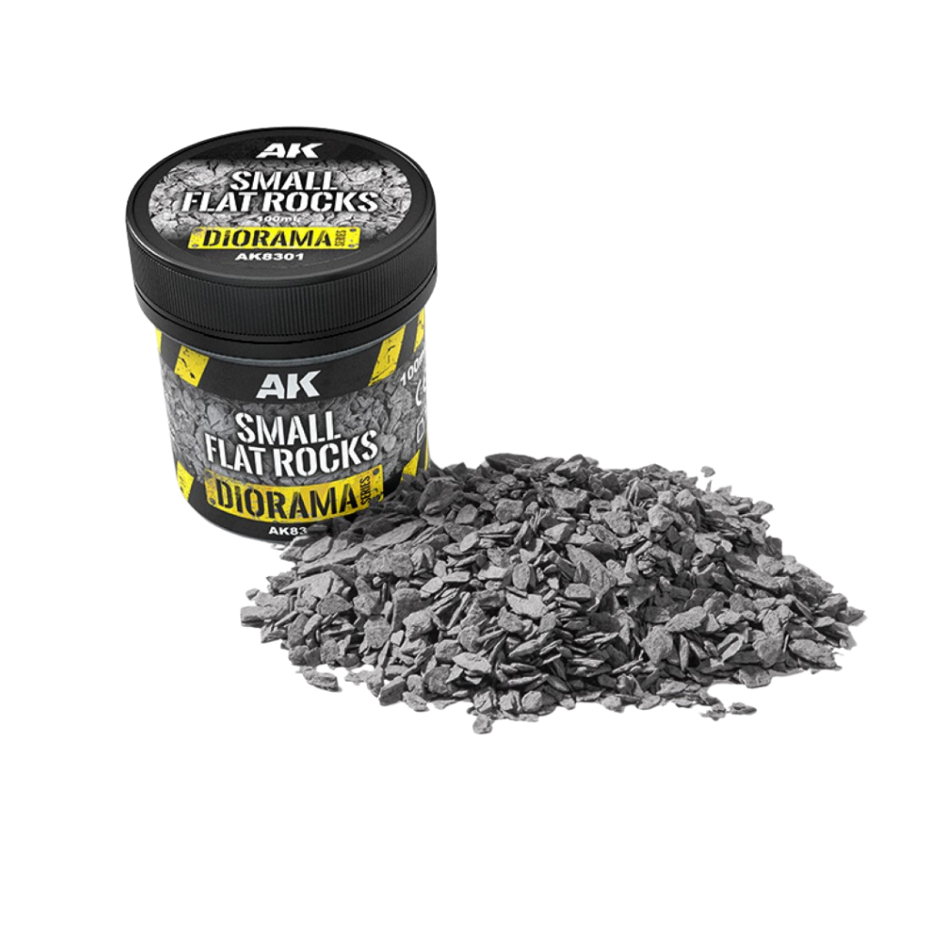 AK Interactive Small Flat Rocks - 100ml