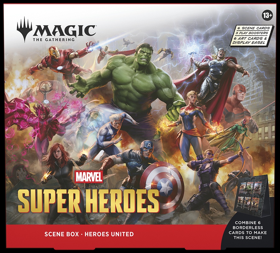 Magic The Gathering - Marvel Super Heroes Scene Box - Heroes United