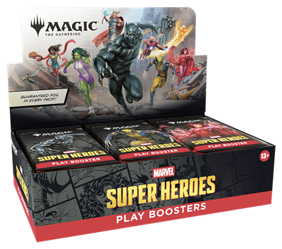 Magic The Gathering - Marvel Super Heroes Play Booster Display (30 Packs)