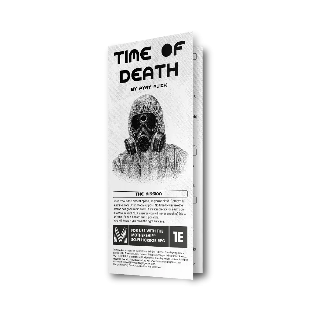 Mothership RPG Time of Death