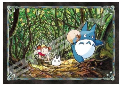 MY NEIGHBOR TOTORO - Secret Tunnel - Stained Glass Puzzle 208PC