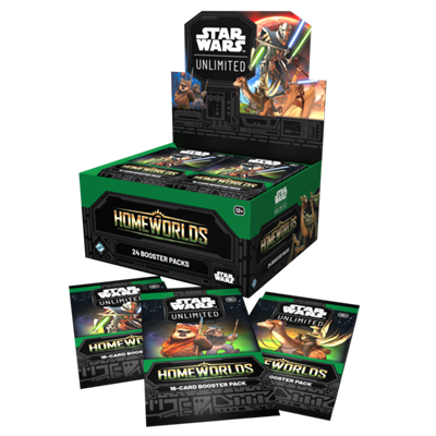 Star Wars Unlimited - Homeworlds Booster Display (24 Packs)