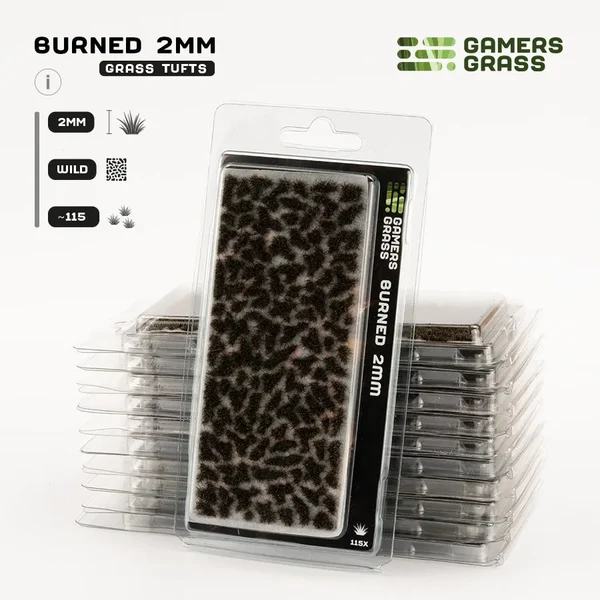 Gamers Grass - Burned 2mm Tufts