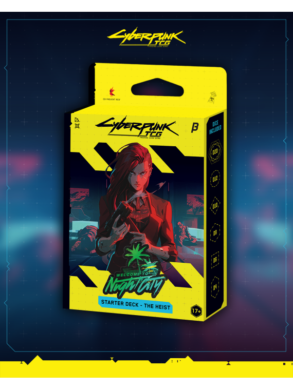 Cyberpunk TCG: Welcome to Night City Beta Starter Deck - The Heist