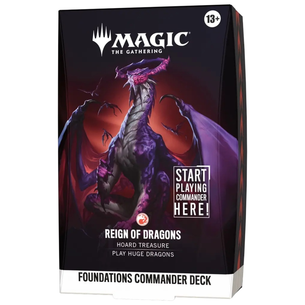 Magic The Gathering - Foundations Commander Deck - Reign of Dragons