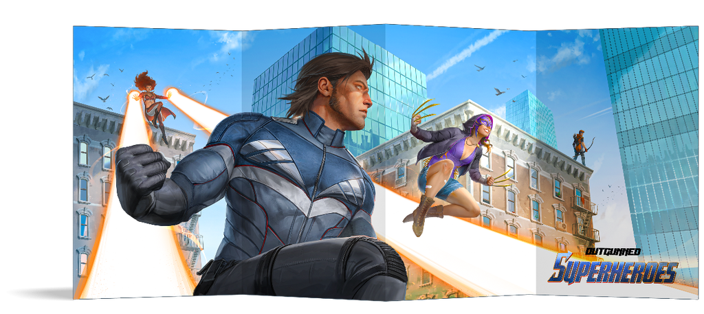 Outgunned Superheroes RPG Super Screen
