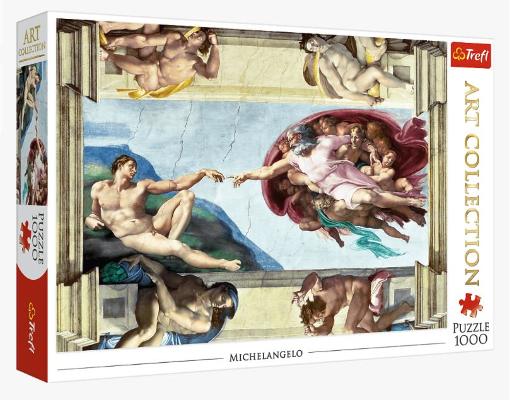 [5900511105902] Art Collection: Michelangelo: The Creation of Adam (1000pc)