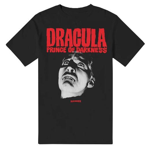 [XYZW190466M] Hammer Horror - Dracula  (Black T-Shirt)