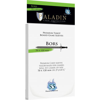 [BOR-CLR] Paladin Sleeves - Bors Premium Tarot 70x120mm (55 Sleeves)