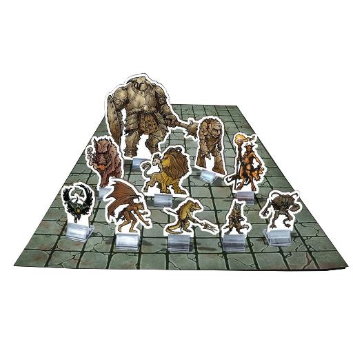 [FLF-DGB012] Dragonbane RPG Monsters Standees and Standee Bases