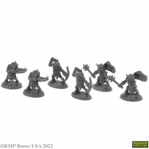 [RPR07042] Bones: Dungeon Dwellers Goblin Pillagers (6)