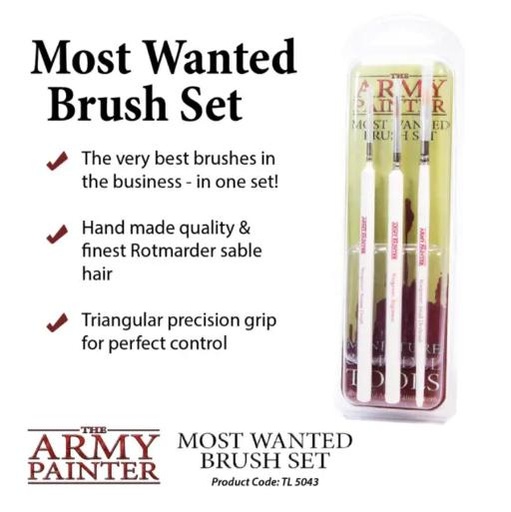 [TL5043] The Army Painter - Most Wanted Brush Set