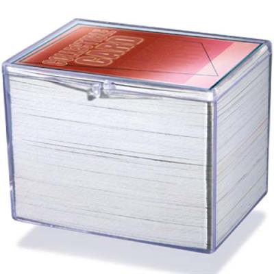 [17339] Hinged Clear Box - (For 150 Cards)