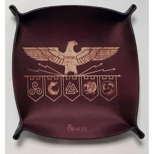 [DRC-TIRRE] Neoprene Dice Tray Roman Empire