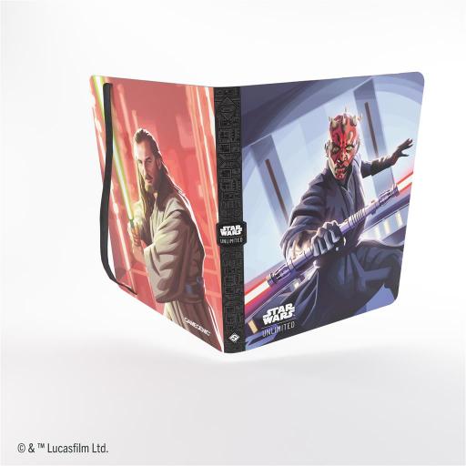 [GGS32041ML] Gamegenic - Star Wars: Unlimited 18-Pocket Album - Qui-Gon Jinn/Darth Maul