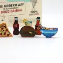 Food Chain Magnate Ketchup Sticker Set 