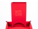 Fold Up Velvet Dice Tower Red