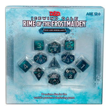 D&amp;D RPG - Icewind Dale: Rime of the Frostmaiden Dice Set
