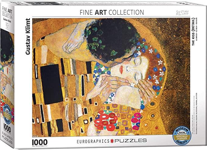 Gustav Klimt: The Kiss (Detail) (1000pc)