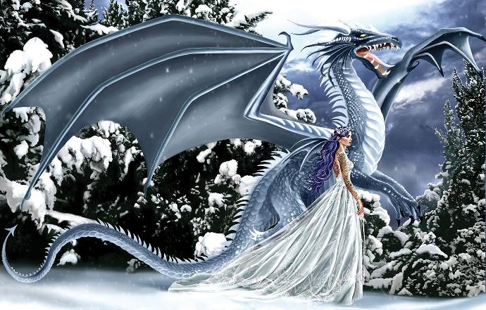 Nene Thomas - Ice Dragon (1000pc puzzle)
