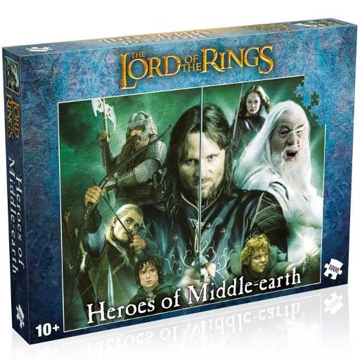 Lord of the Rings Heroes of Middlearth (1000pc puzzle)
