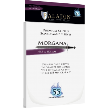 Paladin Sleeves - Morgana Premium XL PLUS 101.5x153mm (55 Sleeves)