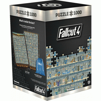 Fallout 4 Perk Poster Puzzle 1000