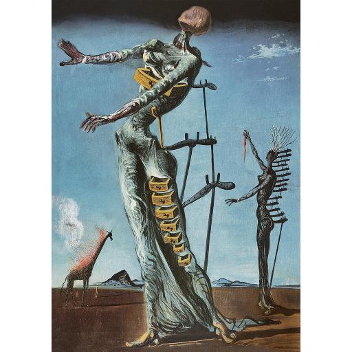 Salvador Dalí - Burning Giraffe, c. 1937 (1000pc puzzle)