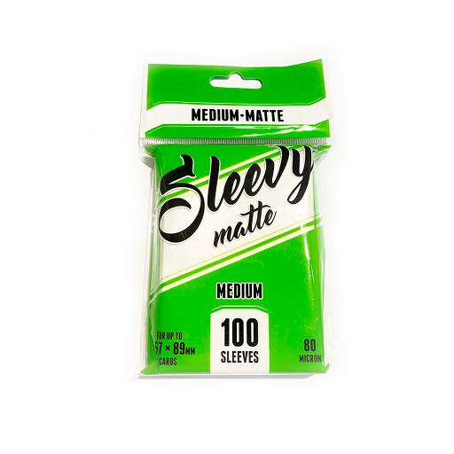 Sleevy MEDIUM – matte (100 sleeves for 57x89 mm cards)