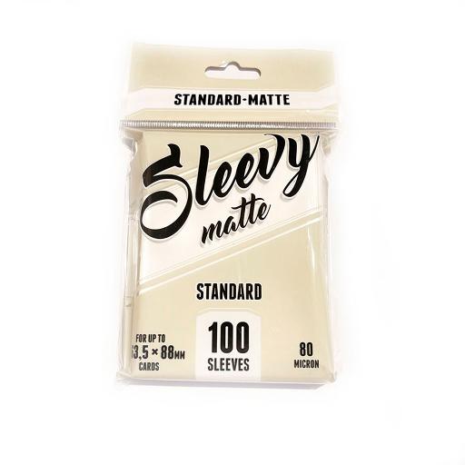Sleevy STANDARD – matte (100 sleeves for 63.5x88 mm cards)