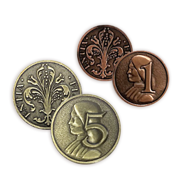Lorenzo il Magnifico Metal Coins
