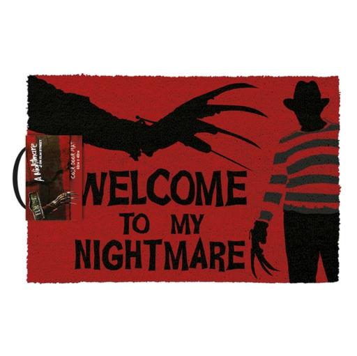 A Nightmare On Elm Street Welcome To My Nighmare Door Mat (Ovimatto)