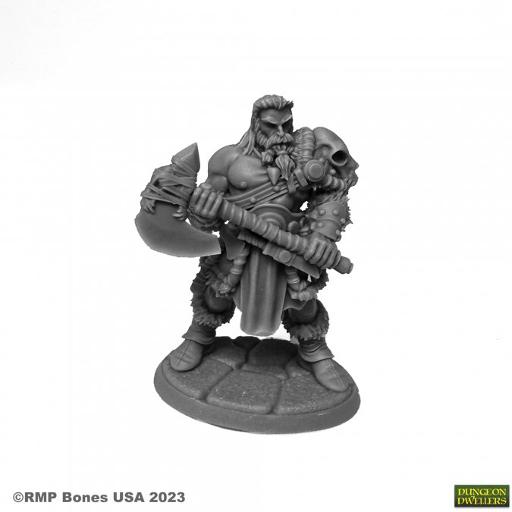 Dungeon Dwellers Bones Kreed BloodBeard Human Barbarian