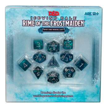 D&D RPG - Icewind Dale: Rime of the Frostmaiden Dice Set
