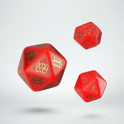 RuneQuest Red/Gold Expansion Dice Set (3)