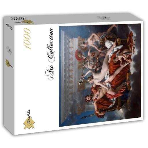 Jacques-Louis David: Mars Being Disarmed by Venus, 1824 (1000pc puzzle)