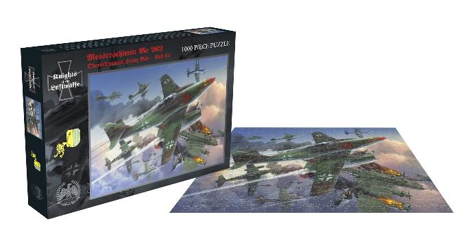 Messerschmitt Me 262 Oberstleutnant Heinz Bar - Red 13 (1000pcs puzzle)