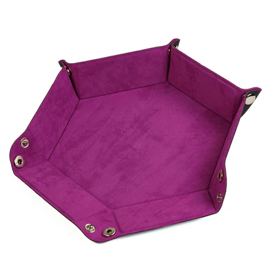 Leatherette & Velvet Dice Tray